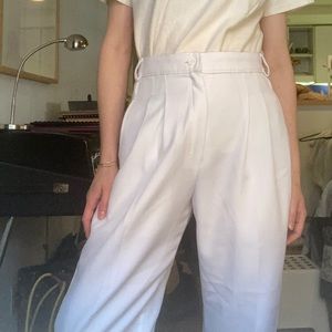 Vintage white trousers